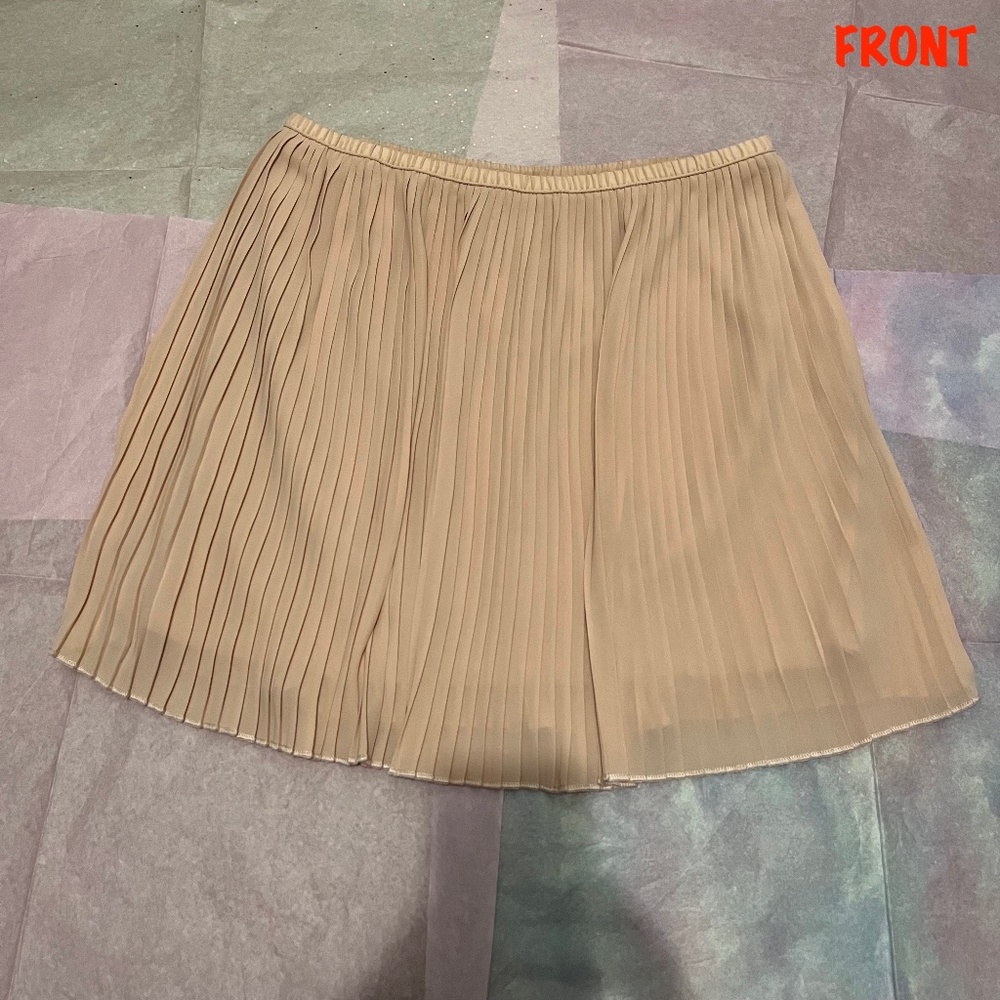 Forever 21 Blush Pink Pleated Mini Skirt